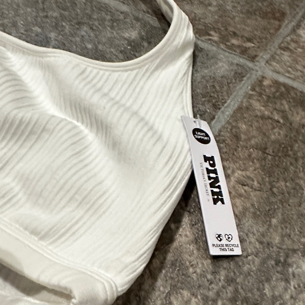 Victoria's Secret White Ribbed Top - Picture 3 of 6
